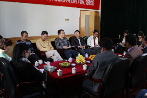 省文化厅雷鸣强副厅长来我院调研