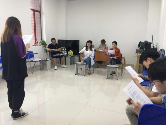 社文系举办播音主持专业基本功大赛