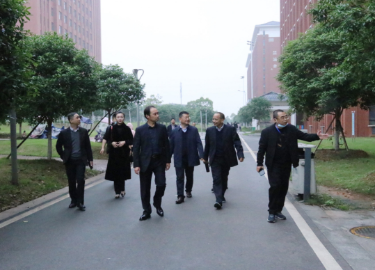 省文旅厅张帆副厅长带队检查指导学院安全工作