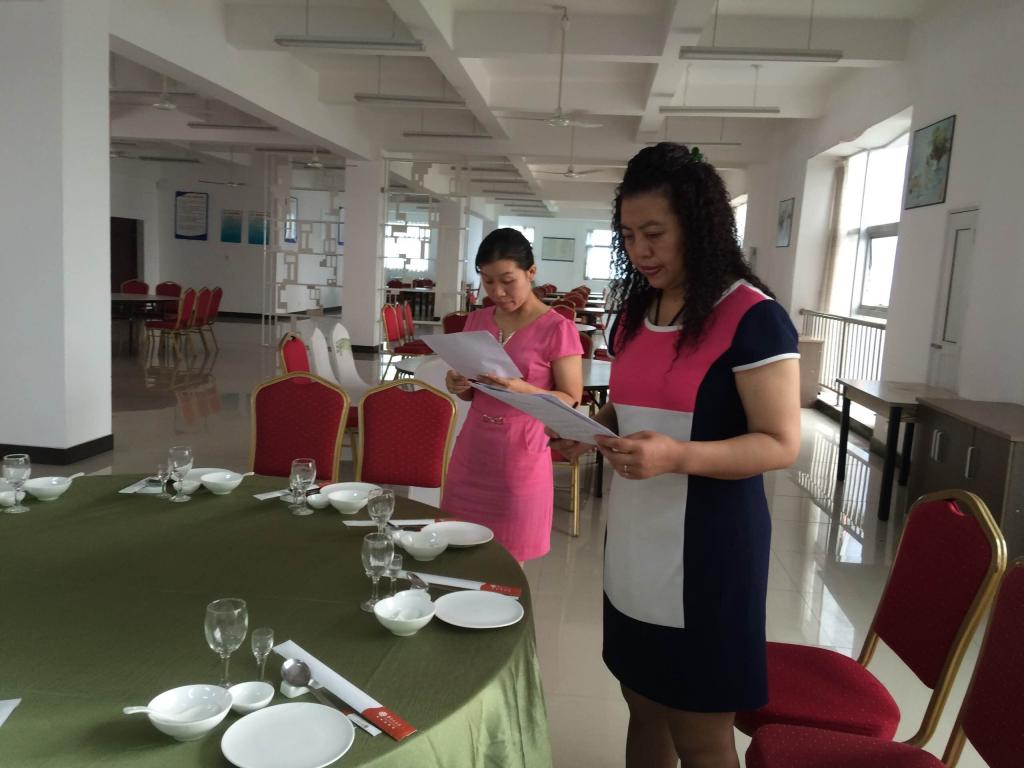 我院社文系酒店管理专业参加省级技能抽查试抽考试