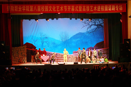 我院高雅艺术进校园活动走进保险职业学院