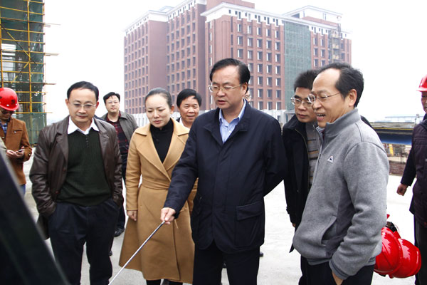 副省长李友志来我院新校区调研