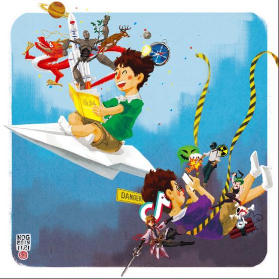 美术系教师作品亮相国际漫画展