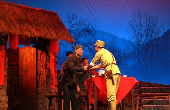 我院话剧《永不凋谢的姊妹花》绽放湘潭大学