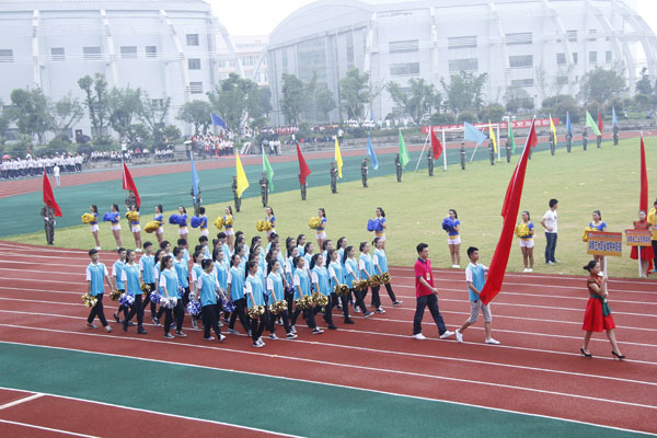 我院代表队参加2013年长沙市首届中职学生运动会