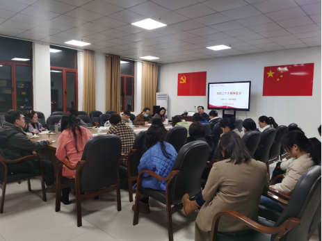 文化旅游学院党支部深入学习党的二十大精神