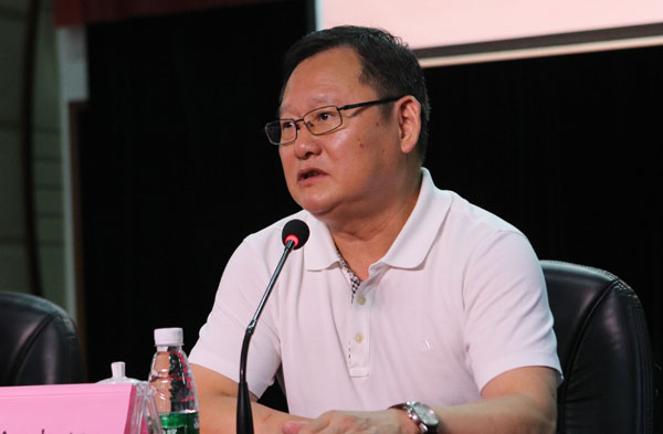 湖南省文化厅厅长朱建纲来我院讲学