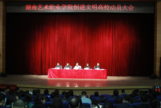 我院召开省文明高校创建动员大会