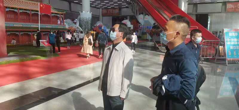 戏剧系党支部打卡2020中国红博会