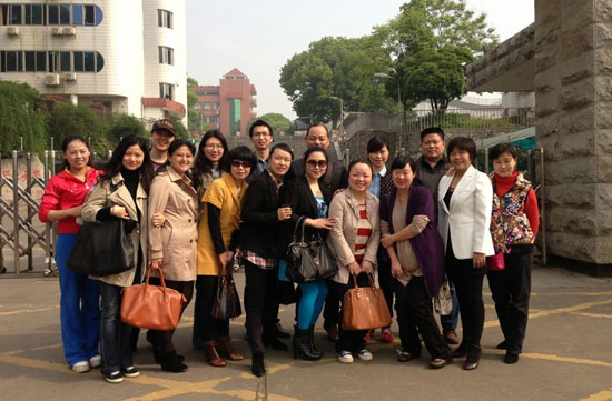 学院组织文化老师赴湖南师大附中进行教学观摩