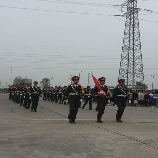学院举行2017年秋季学期第二次升旗仪式