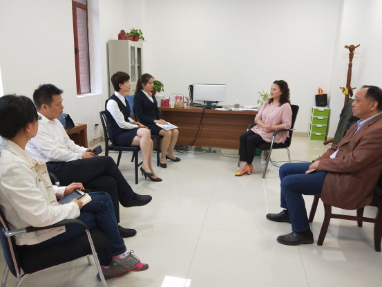 吴剑梅一行到我院社文系洽谈合作事宜