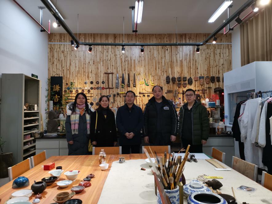 胡耀邦纪念馆领导来我院文旅系调研